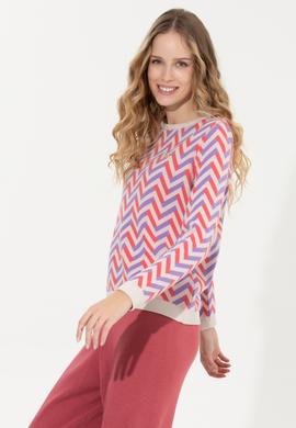 Kadın Krem Kazak - 50256645013