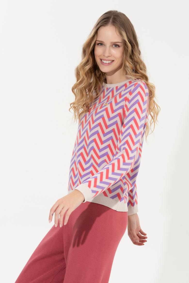 Kadın Krem Kazak - 50256645013