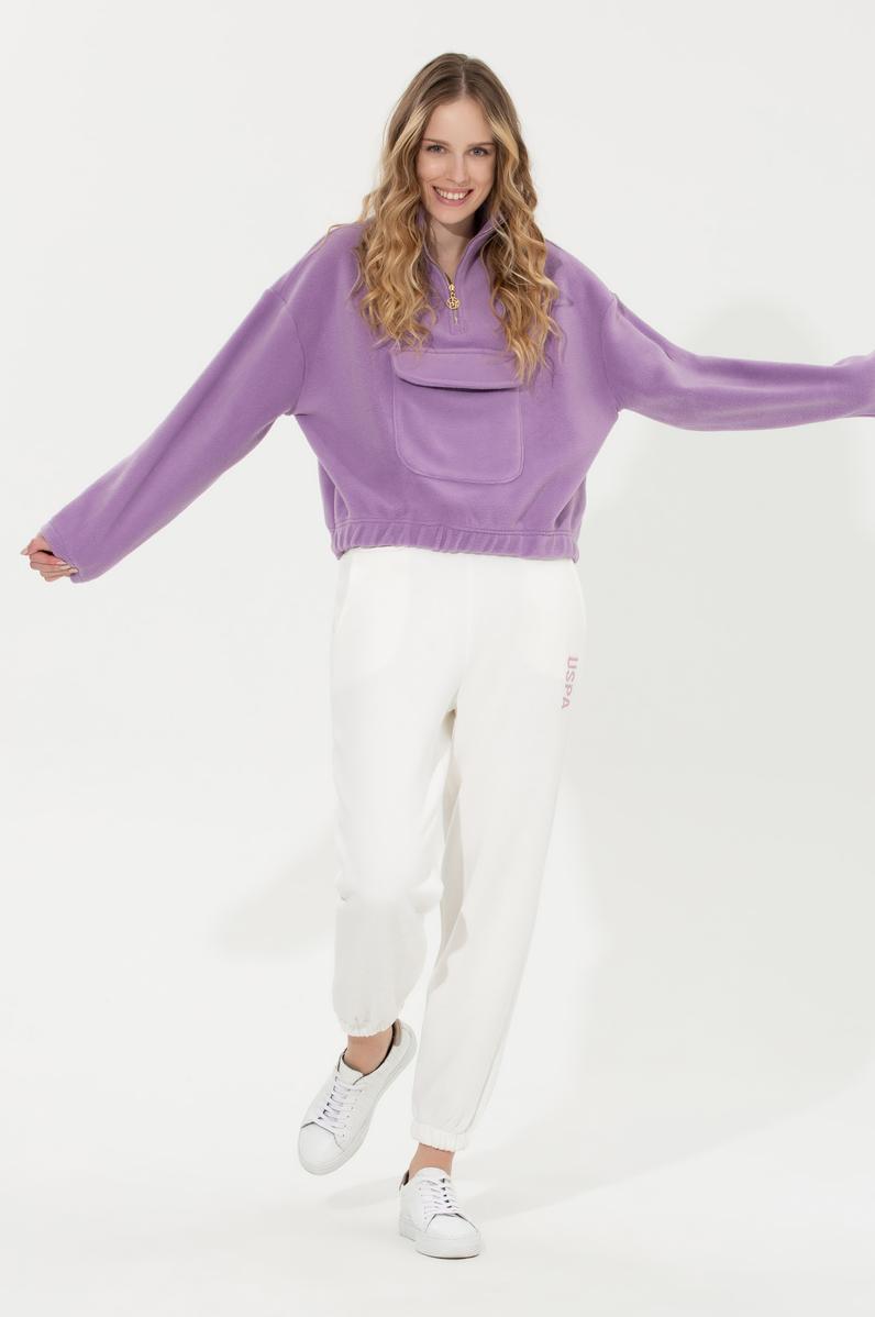 Kadın Ekru Eşofman Altı