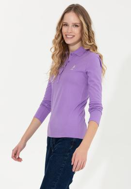 Kadın Lila Basic Sweatshirt - 50256259110