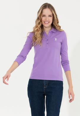 Kadın Lila Basic Sweatshirt - 50256259110