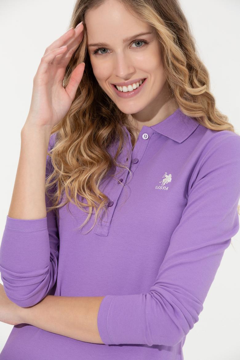 Kadın Lila Basic Sweatshirt - 50256259110