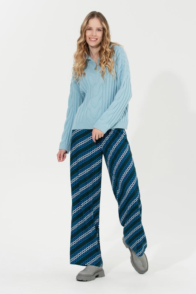 Kadın Kobalt Mavi Pantolon