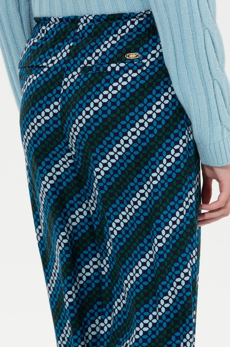 Kadın Kobalt Mavi Pantolon