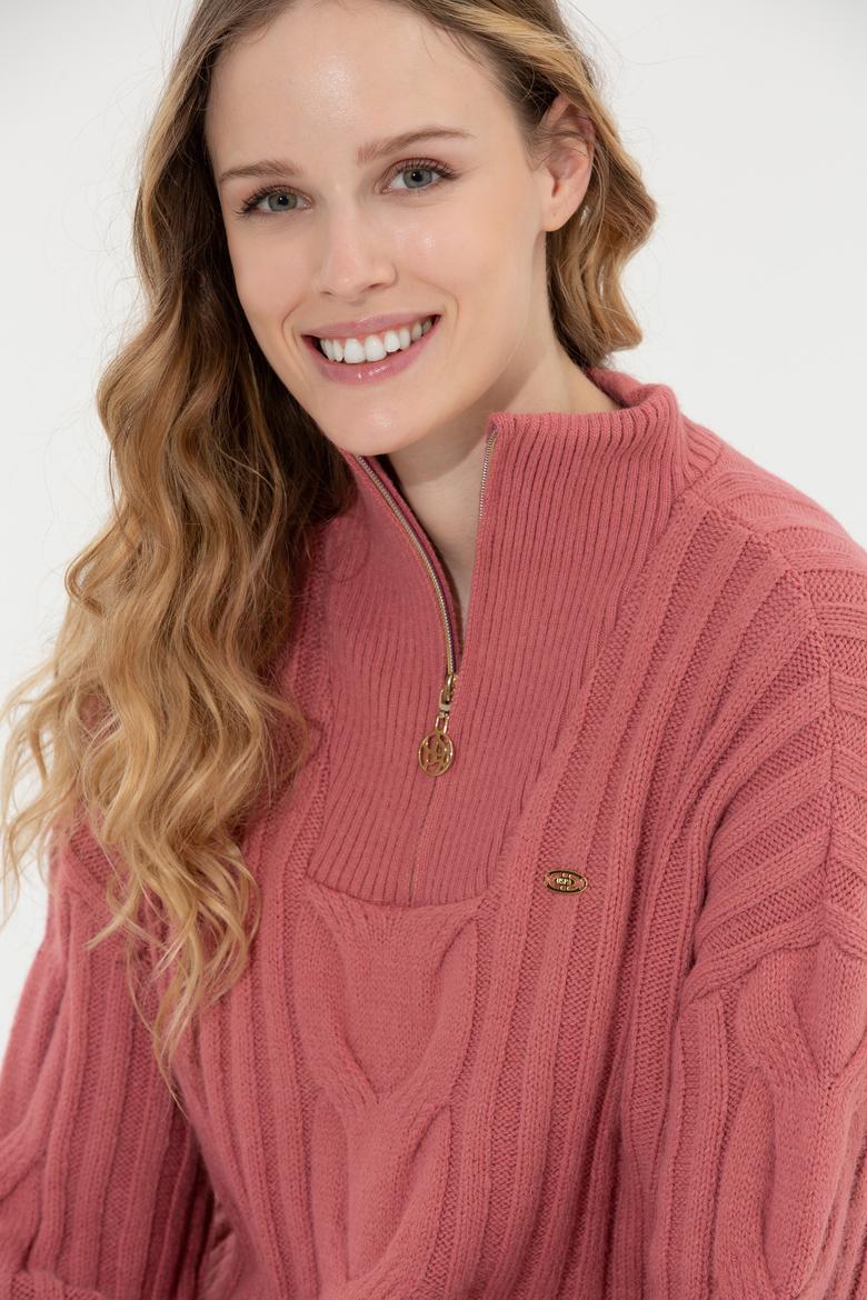 Kadın Pembe Kazak - 50253674022