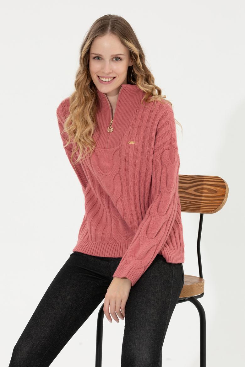 Kadın Pembe Kazak - 50253674022