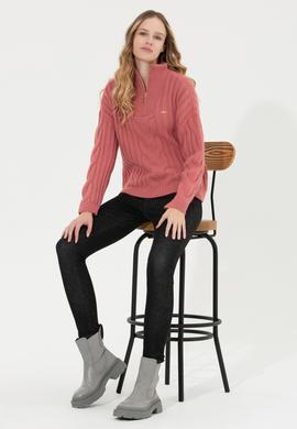 Kadın Pembe Kazak - 50253674022