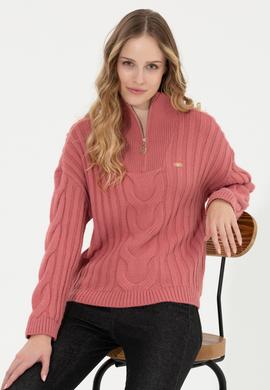 Kadın Pembe Kazak - 50253674022