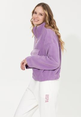 Kadın Lila Sweatshirt - 50254449013