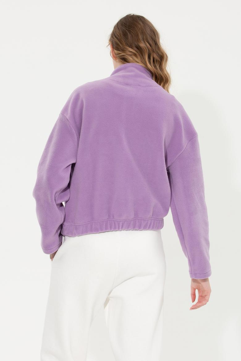Kadın Lila Sweatshirt - 50254449013