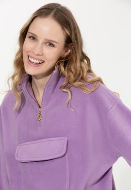 Kadın Lila Sweatshirt - 50254449013