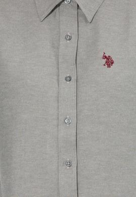 Kadın Antrasit Gömlek Uzunkol Basic - 50261431086