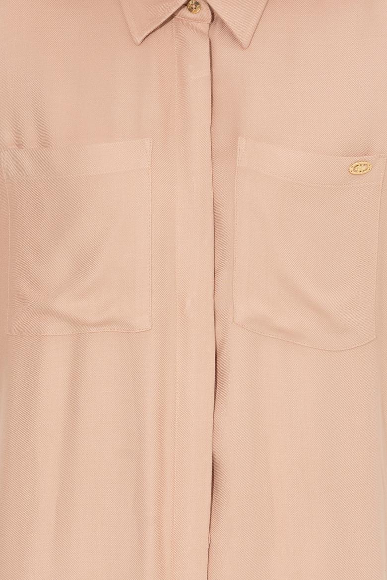 Kadın Pudra Dokuma Elbise - 50256634011