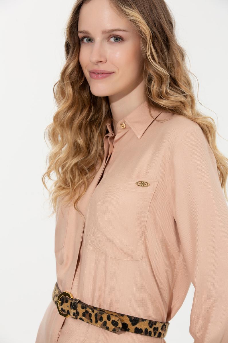 Kadın Pudra Dokuma Elbise