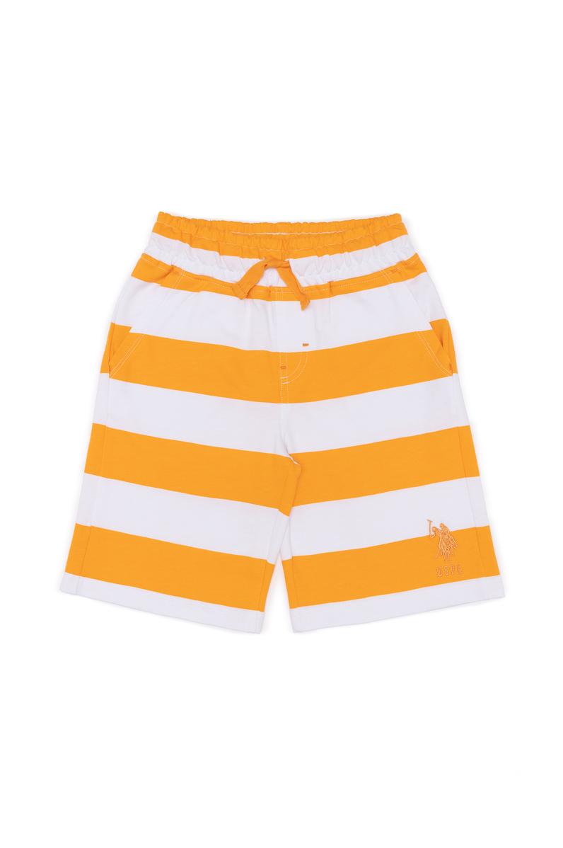 Çocuk Turuncu Örme Şort