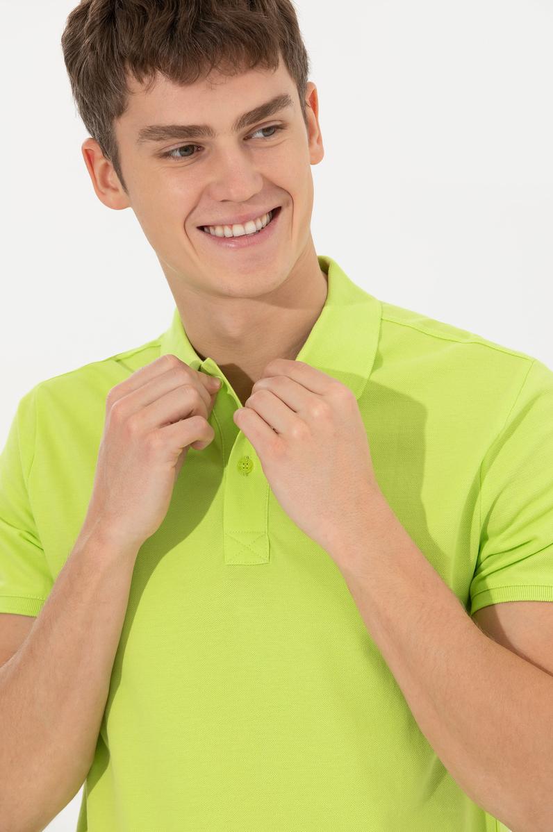 Erkek Fıstık Basic Polo Yaka Tişört