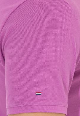 Erkek Menekşe Basic Polo Yaka Tişört - 50248556060