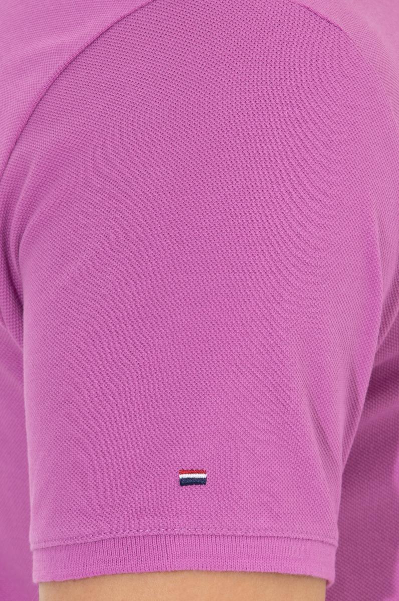 Erkek Menekşe Basic Polo Yaka Tişört