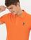 Erkek Turuncu Basic Polo Yaka Tişört