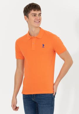 Erkek Turuncu Basic Polo Yaka Tişört - 50250001080