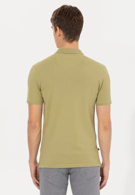 Erkek Koyu Haki Basic Tişört - 50245073293