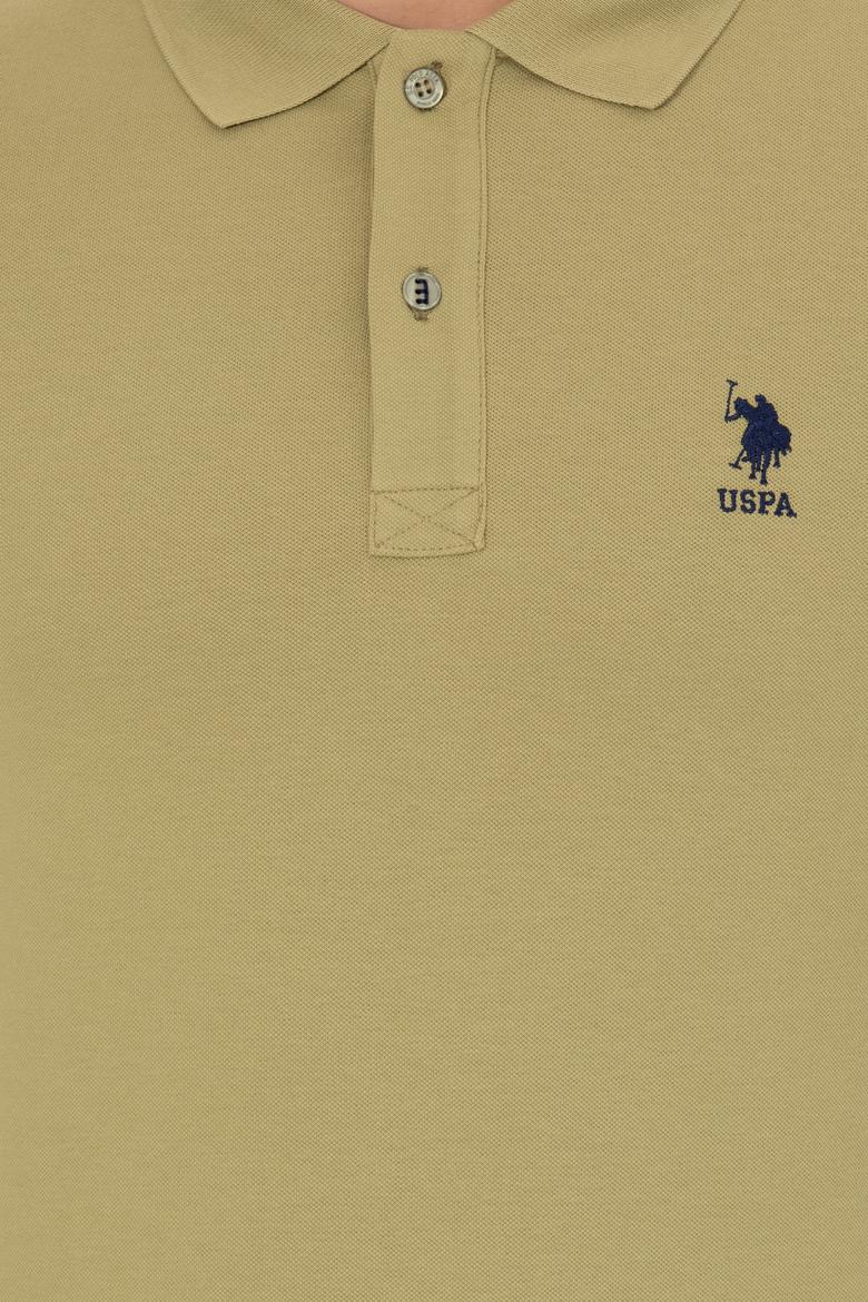 Erkek Koyu Haki Basic Tişört - 50245073293