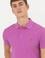 Erkek Menekşe Basic Polo Yaka Tişört