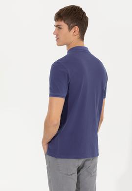 Erkek Mavi Basic Tişört - 50248553070