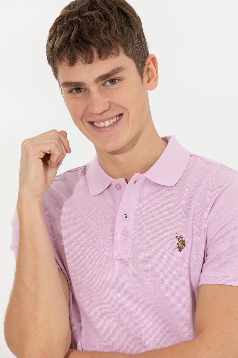 Erkek Manolya Polo Yaka Basic T-Shirt - 50248556143