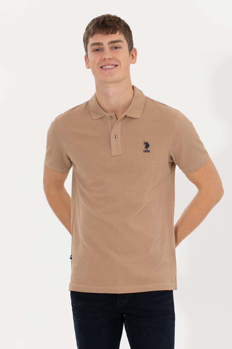 Erkek Camel Basic Tişört - 50249153433