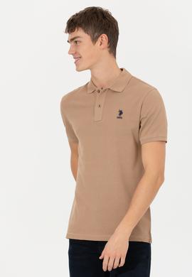 Erkek Camel Basic Tişört - 50249153433