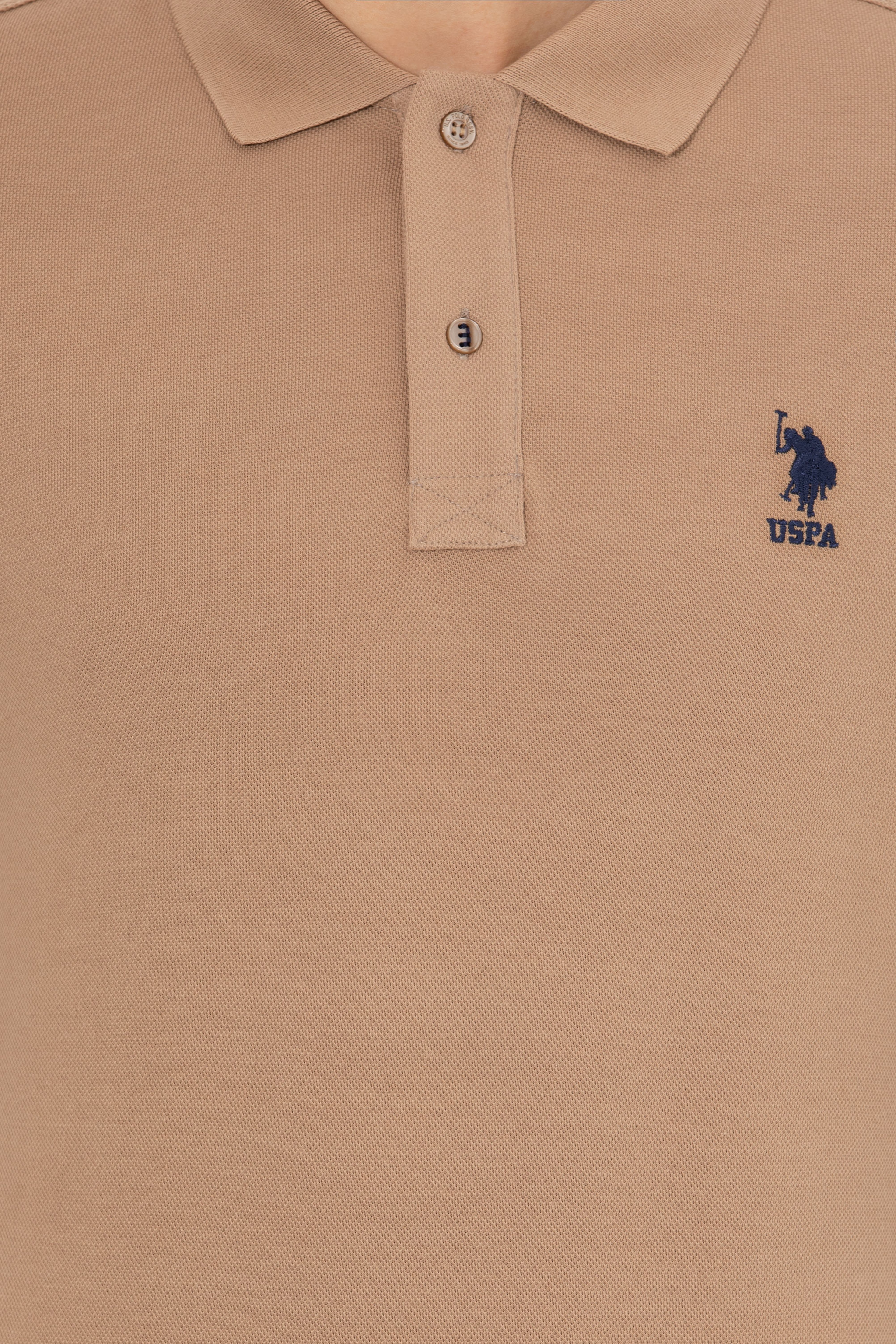 Erkek Camel Basic Tişört - Image 6