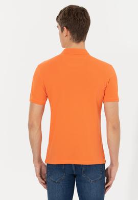 Erkek Turuncu Basic Polo Yaka Tişört - 50250001080