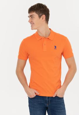 Erkek Turuncu Basic Polo Yaka Tişört - 50250001080