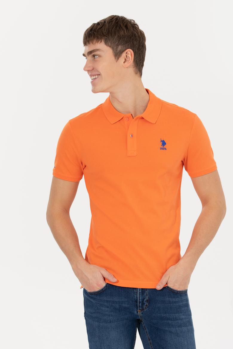Erkek Turuncu Basic Polo Yaka Tişört - 50250001080