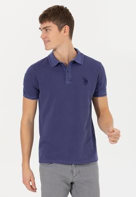 Erkek Mavi Basic Tişört - 50248553070