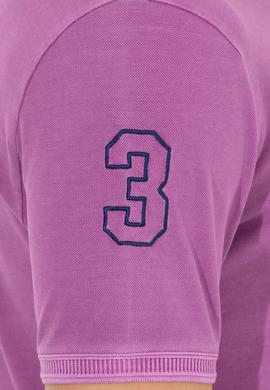 Erkek Menekşe Basic Polo Yaka Tişört - 50248553029