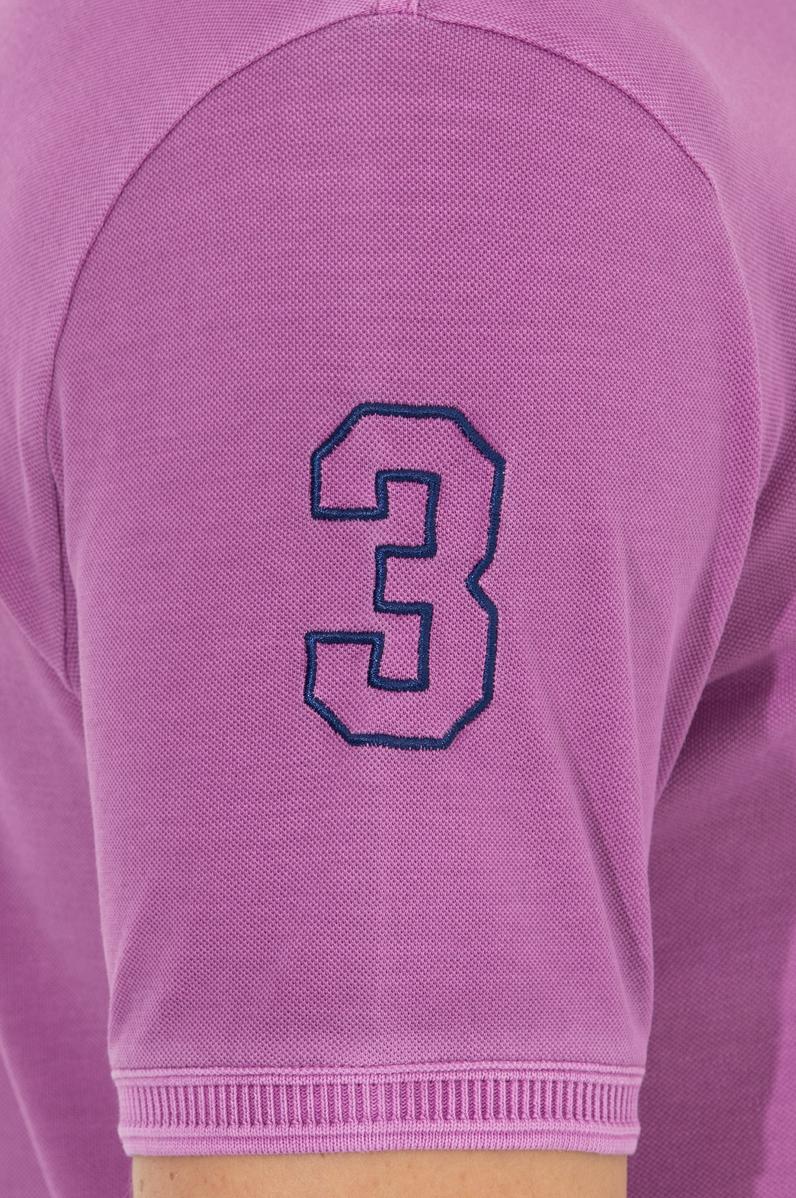 Erkek Menekşe Basic Polo Yaka Tişört