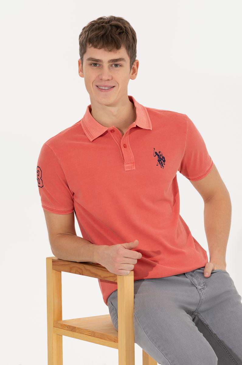 Erkek Kırmızı Basic Tişört