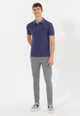 Erkek Mavi Basic Tişört - 50248553070