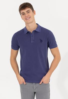 Erkek Mavi Basic Tişört - 50248553070