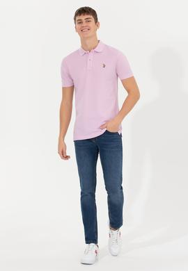 Erkek Manolya Polo Yaka Basic T-Shirt - 50248556143