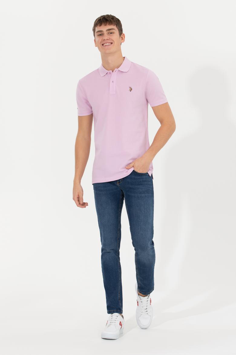 Erkek Manolya Polo Yaka Basic T-Shirt - 50248556143