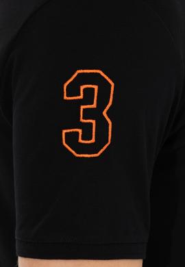 Erkek Siyah Basic Polo Yaka Tişört - 50249139026