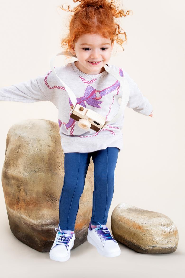 Kız Çocuk Menekşe Spor Ayakkabı