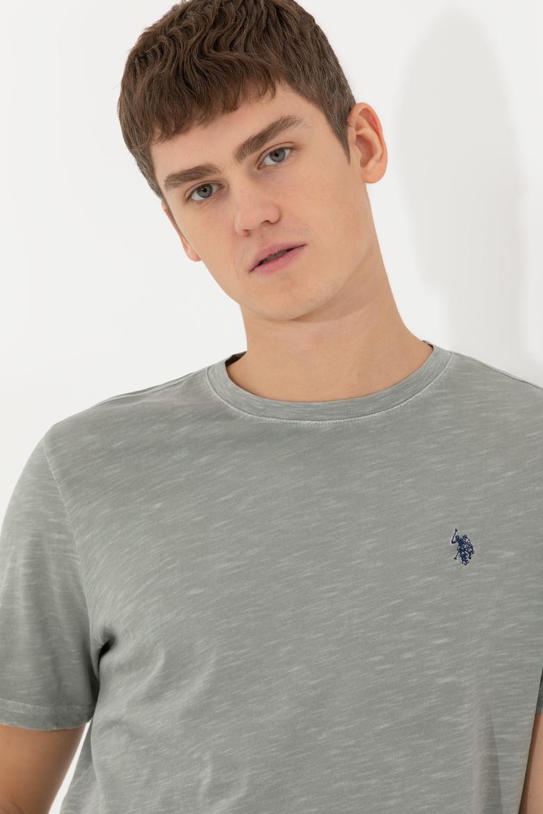 Erkek Haki Basic Tişört - 50249147018