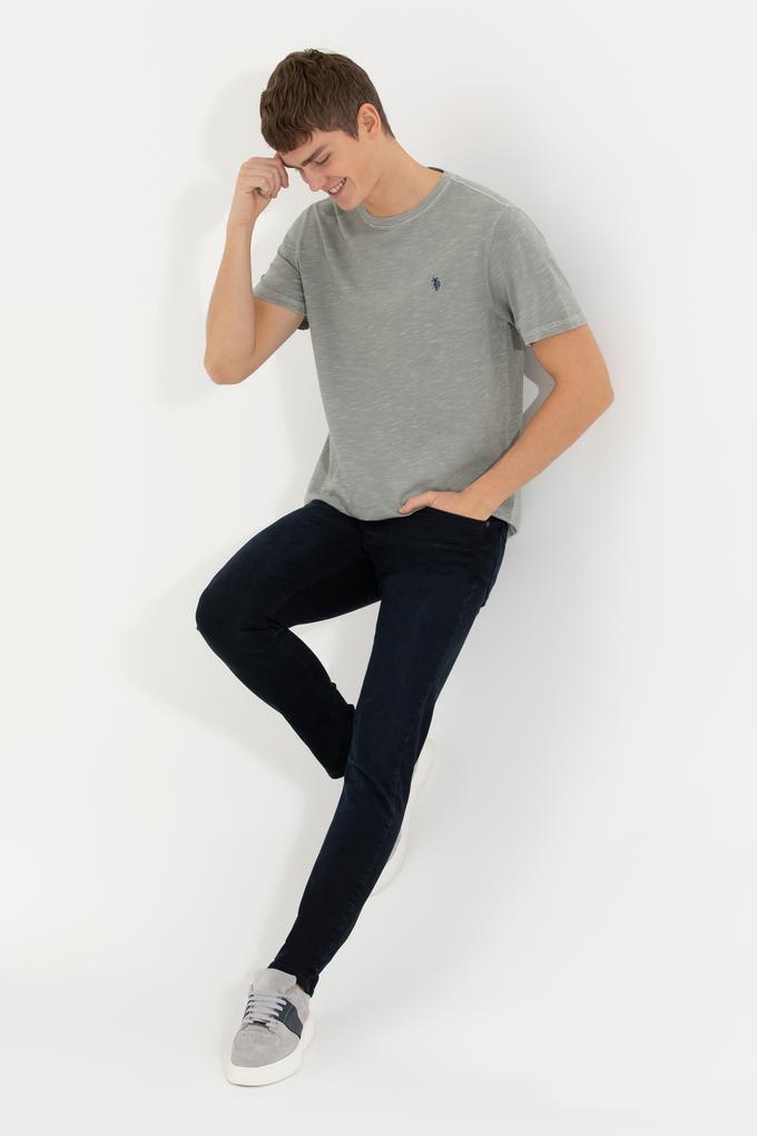 Erkek Haki Basic Tişört