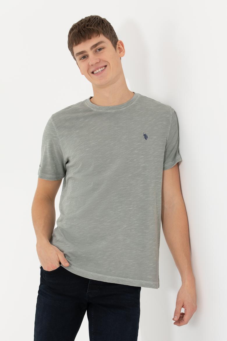 Erkek Haki Basic Tişört - 50249147018