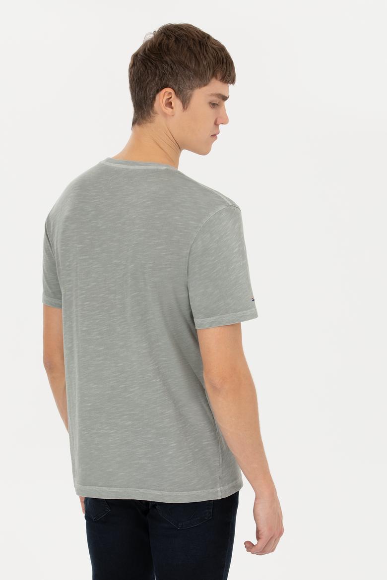 Erkek Haki Basic Tişört - 50249147018