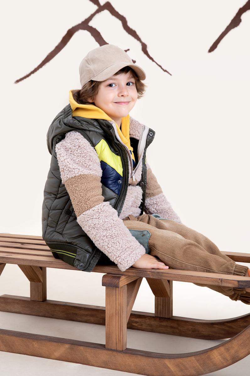 Erkek Çocuk Haki Yelek